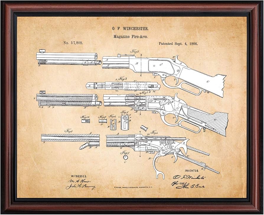 WINCHESTER 1889 ウィンチェスター ウォールアート 壁掛け